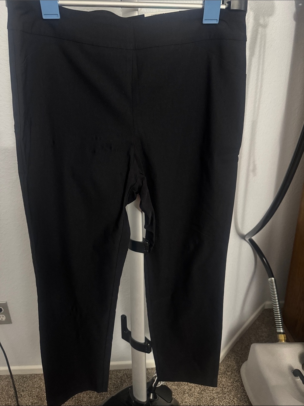 Charter Club Black Stretch Pull-On Trousers